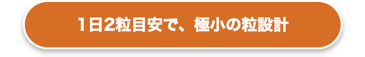 1日2粒目安で、 極小の粒設計